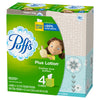 Plus Lotion Facial Tissues, 4 Mega Cubes, 288 Tissues